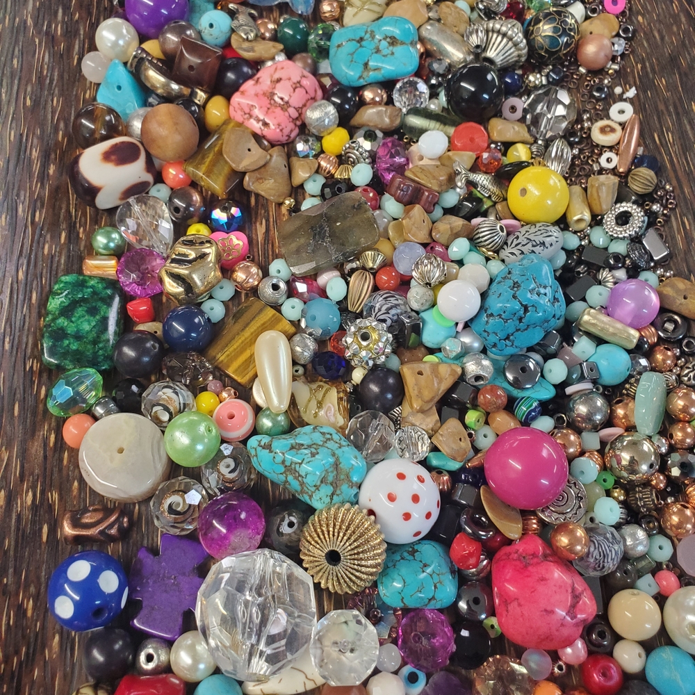 Colorful Bead and Stone Collection